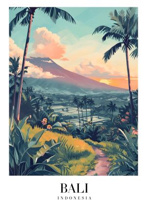 Bali Enchantment: Capturing Indonesia's Lush Landscape wall art