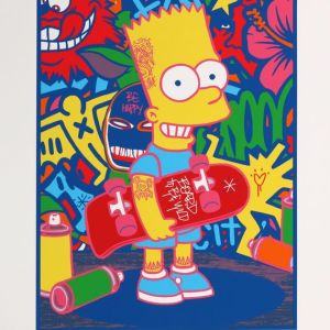 Vibrant Pop Culture Rebellion wall art