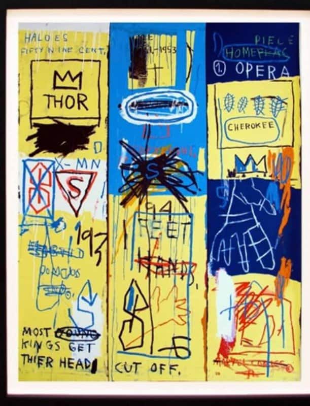 Jean-Michel Basquiat - Charles the First 1982 premium reproduction