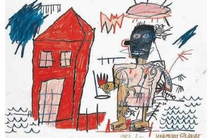 Basquiat - Earlm 1982 Expressionist Art wall art