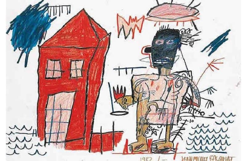 Basquiat - Earlm 1982 Expressionist Art premium reproduction