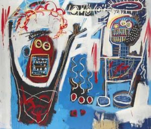 Basquiat - Palm Springs Leap 1982 wall art