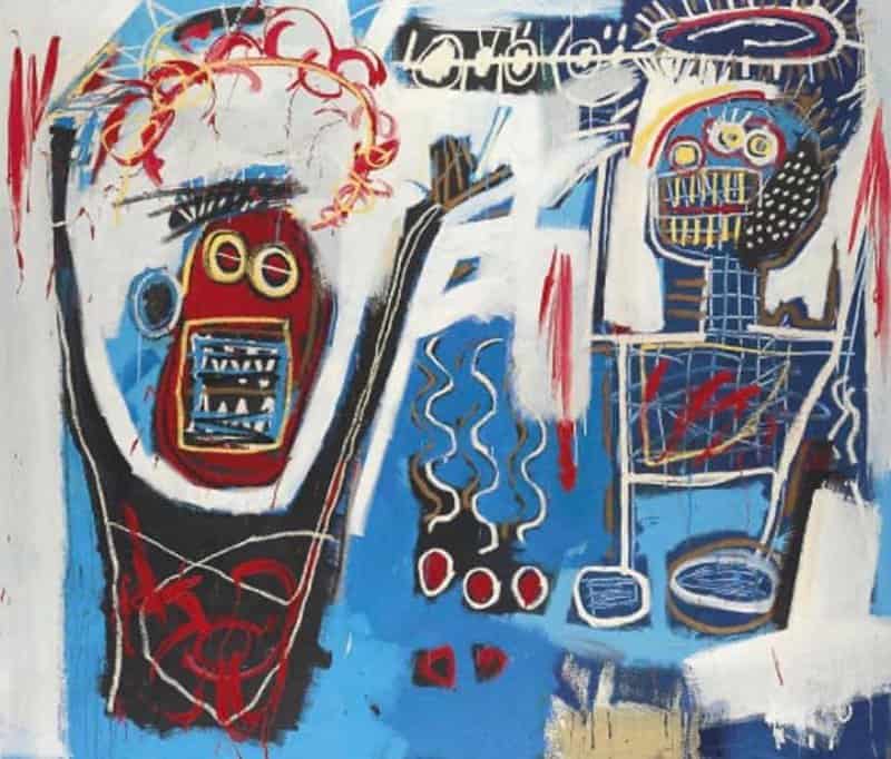 Basquiat - Palm Springs Leap 1982 premium reproduction