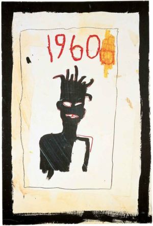 Basquiat - Visionary Portrait 1960 wall art