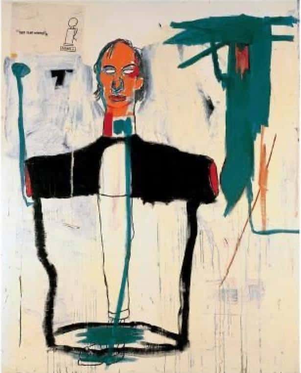 Basquiat - Iconic Portrait Wall Art premium reproduction