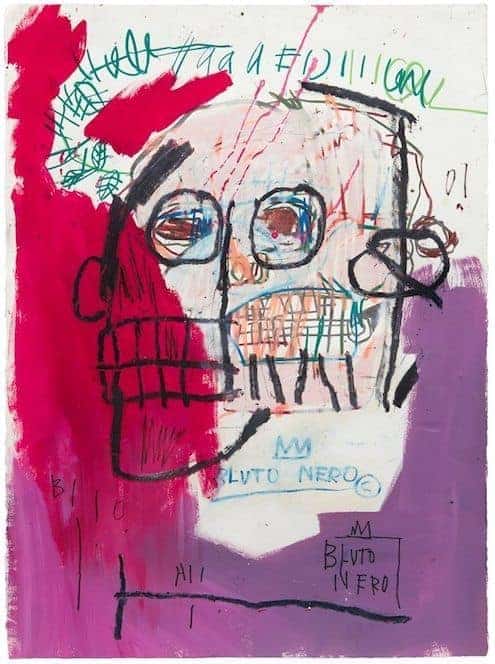 Jean-Michel Basquiat - Untitled 1982: Bluto Nero Series premium reproduction