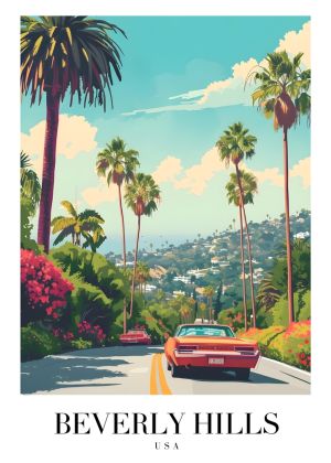 Beverly Hills Dreamscape - USA wall art