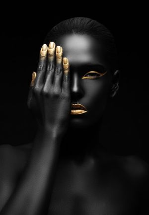 Eclipse of Gold and Shadow wall art
