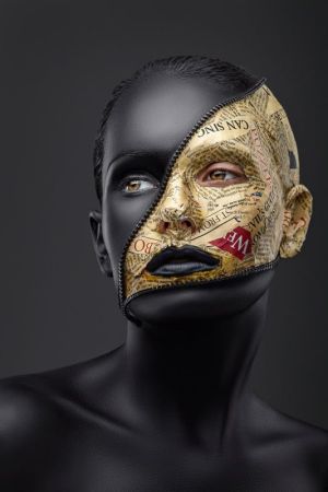 Ebony Enigma: Unveiling Truth wall art