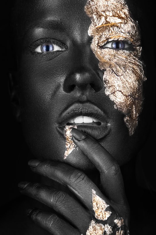 Ethereal Reflections: The Fusion of Shadow and Light premium reproduction