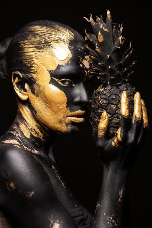 Ethereal Fusion: The Opulent Contrast wall art