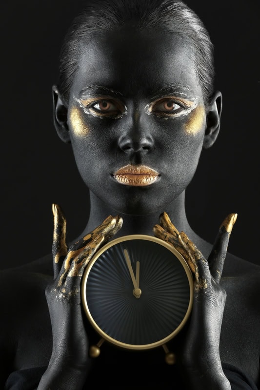 Eclipse of Time - Luxurious Art Portrait premium reproduction