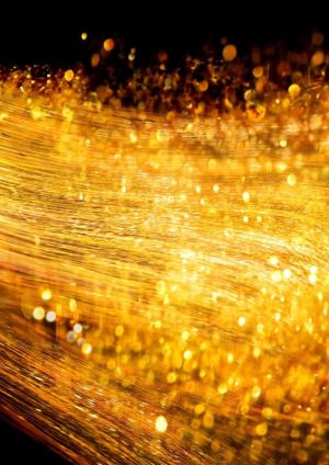 Golden Radiance: A Symphony of Light wall art