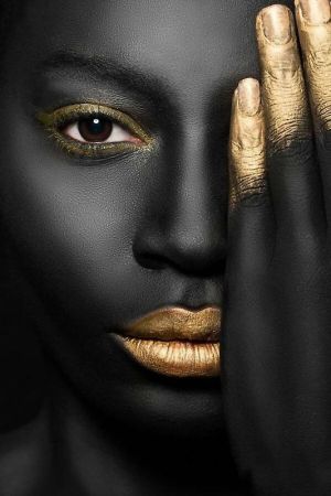 Gilded Reflections: An Introspection wall art
