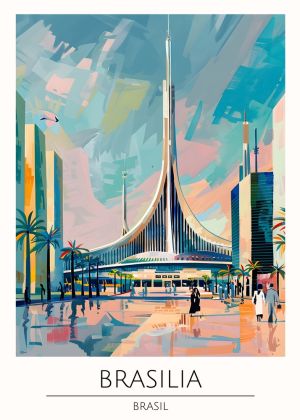 Brasilia - A Modernist Marvel wall art