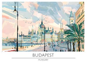 Budapest's Architectural Splendor - A Visual Journey wall art