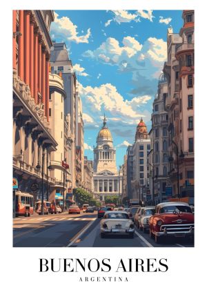 Buenos Aires - Architectural Tapestry wall art