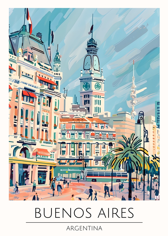 Buenos Aires - Urban Symphony premium reproduction
