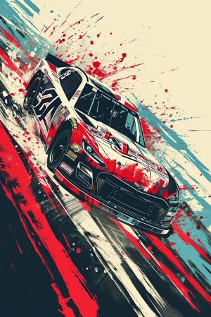 Velocity in Motion: A Dynamic Expression wall art