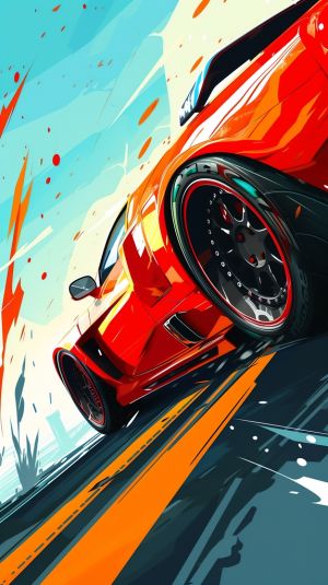 Vivid Velocity: The Art of Speed wall art