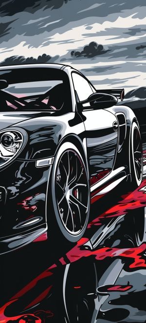Nocturnal Velocity: The Art of Motion wall art