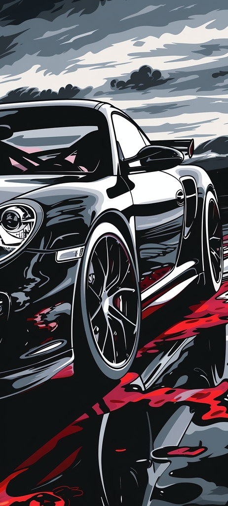 Nocturnal Velocity: The Art of Motion premium reproduction