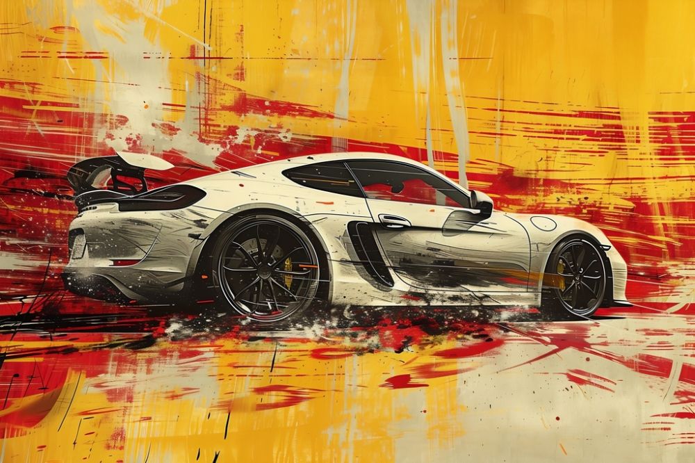 Dynamic Elegance: Racing Vision premium reproduction