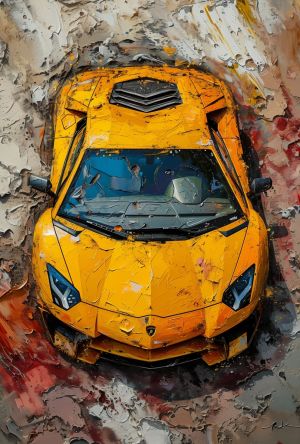 Vibrant Velocity: Masterpiece in Motion wall art