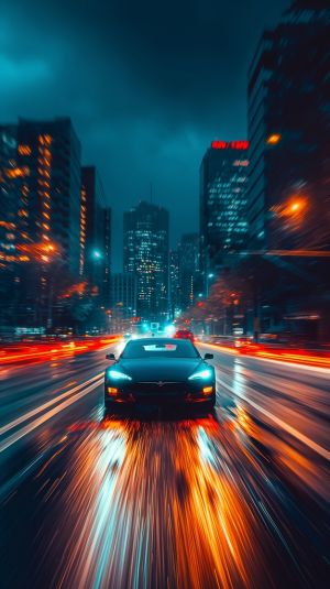 Urban Speed: Nocturnal Velocity wall art