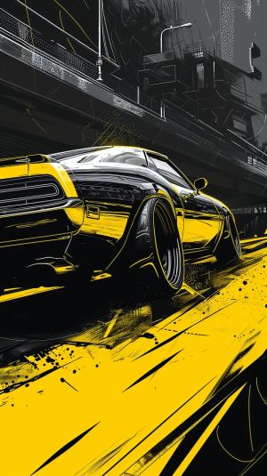 Dynamic Automotive Expression wall art