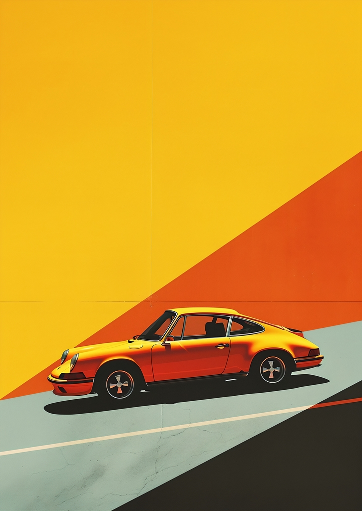 Vintage Velocity: The Art of Motion premium reproduction