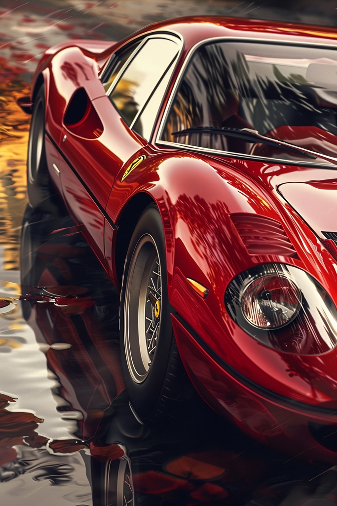 Elegance in Motion: The Timeless Ferrari premium reproduction