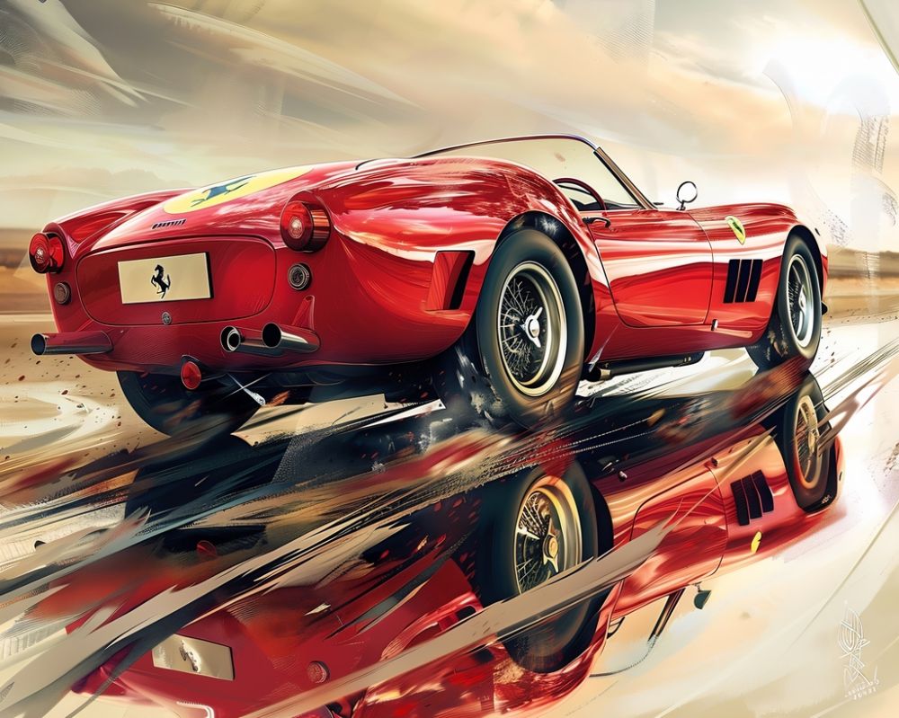 Scarlet Velocity: The Essence of Speed premium reproduction