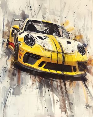 Velocity in Motion - Racing Art Masterpiece wall art