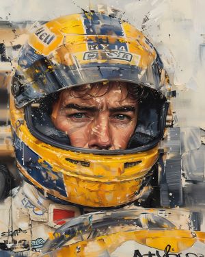 Velocity Revealed: Portrait of Racing Grit wall art
