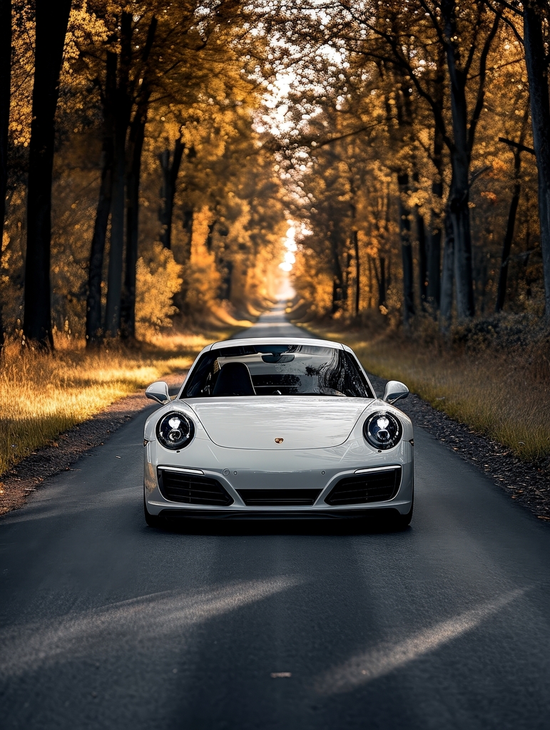 Elegance in Motion: A Road's Journey premium reproduction