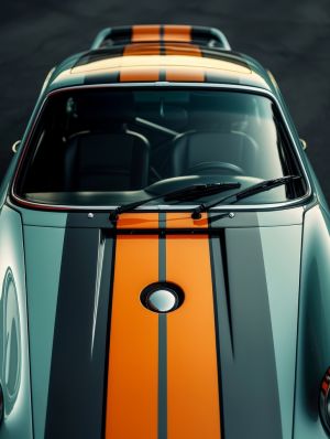 Racing Elegance: A Classic Perspective wall art
