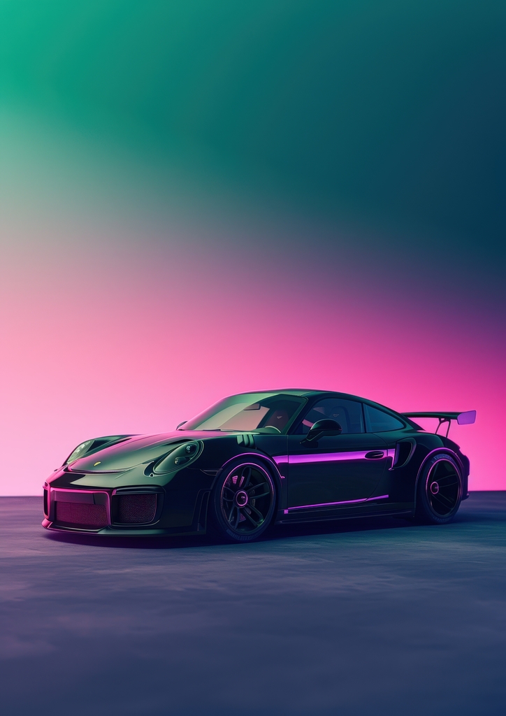 Luminescent Velocity: Avant-Garde Drive premium reproduction