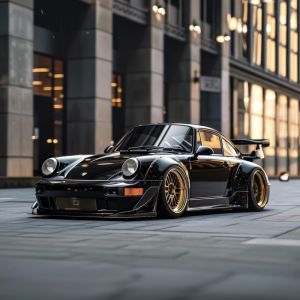 Urban Elegance: Timeless Automotive Icon wall art
