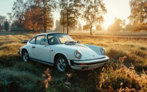 Dawn Elegance: A Classic Automotive Vision wall art