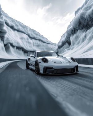 Sleek Elegance: Automotive Symphony wall art
