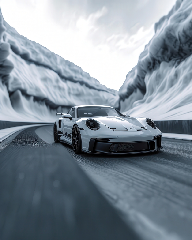 Sleek Elegance: Automotive Symphony premium reproduction