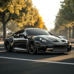 Elegance in Motion: An Autumn Drive wall art