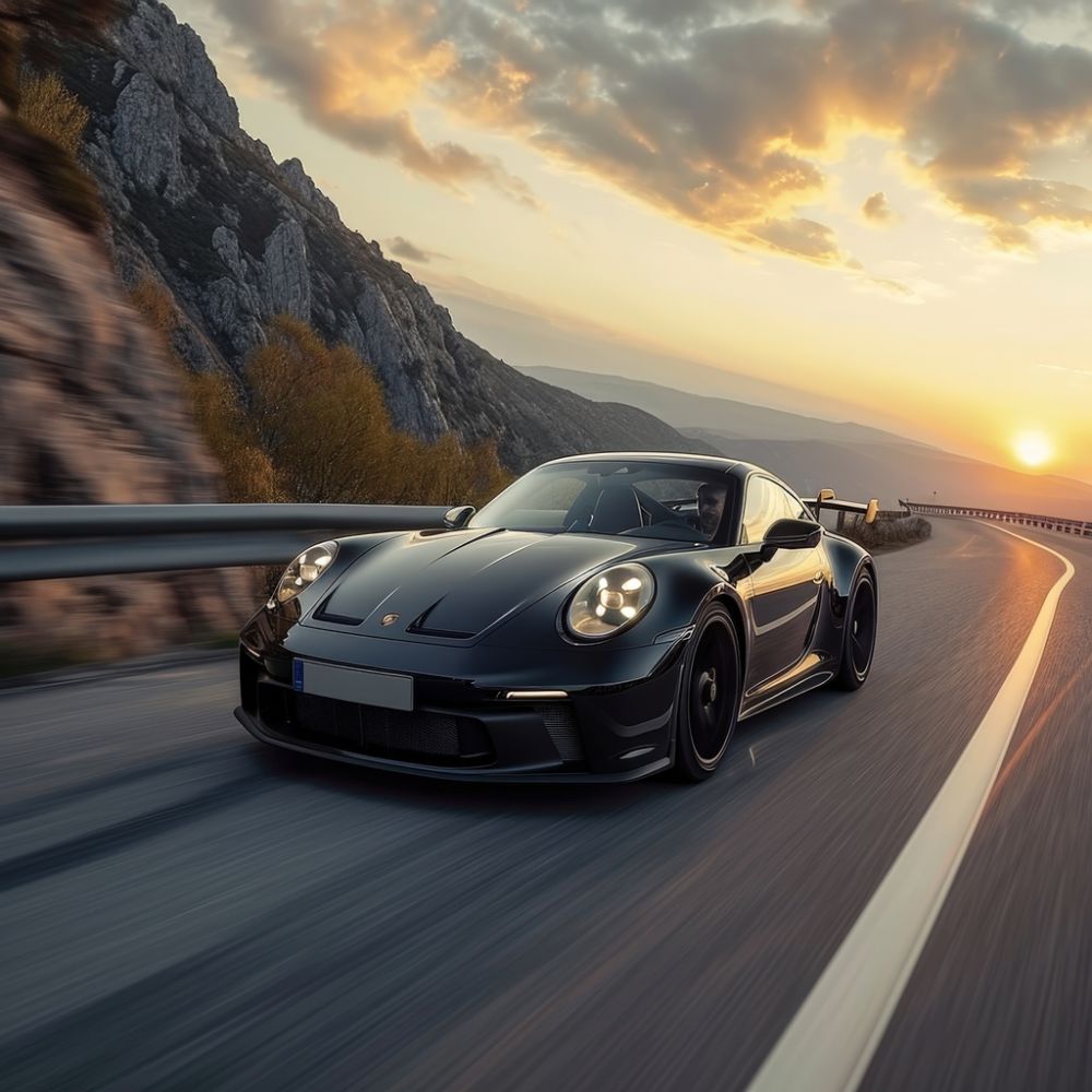 Sunset Symphony: The Art of Speed premium reproduction