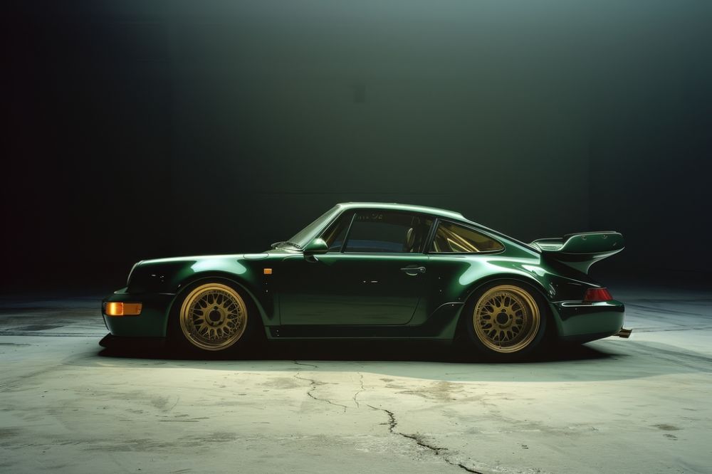 Emerald Speed: Aesthetic Precision premium reproduction