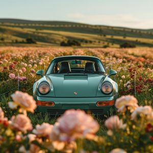Elegance in Bloom: The Pastoral Journey wall art