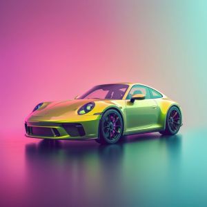 Luminous Velocity - Automotive Dreamscape wall art