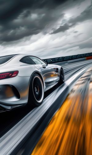Velocity in Motion: A Silver Symphony wall art