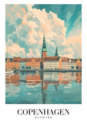 Reflections of Copenhagen: Architectural Splendor wall art