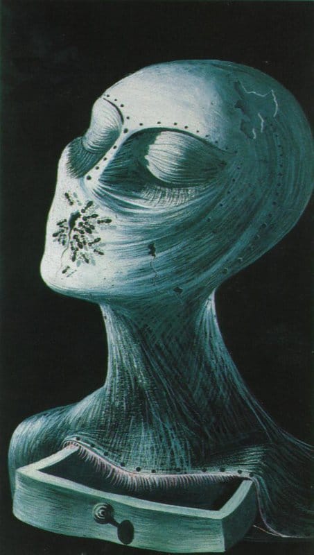 Dali - Surreal Ant Visage Wall Art premium reproduction printed or painted